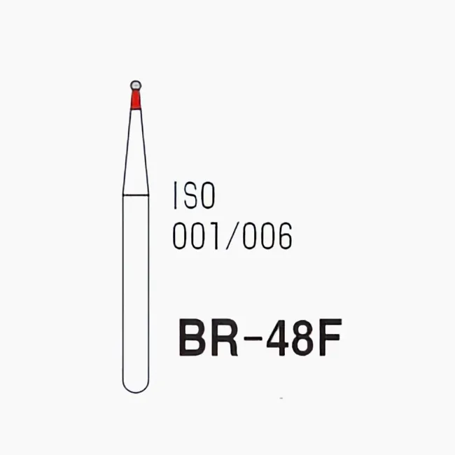 كرة مستديرة النهاية BR-48F، حبيبات ناعمة، 001/006