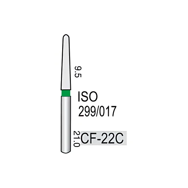 مخروطي مدبب (كحت لثوي) CF-22C، حبيبات خشنة، 298/017