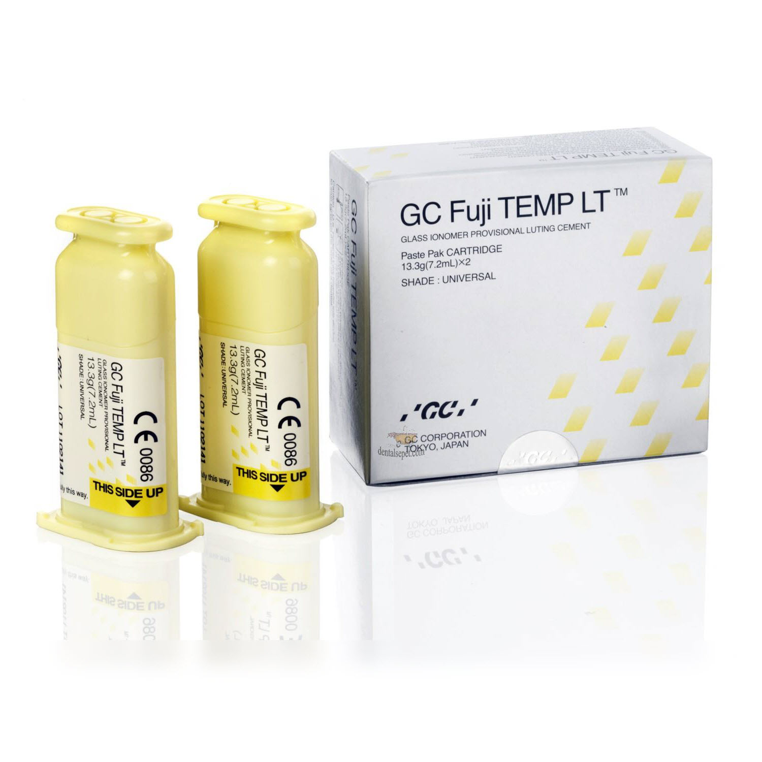 GC Fuji TEMP LT، أسمنت الربط المؤقت GI طويل الأمد