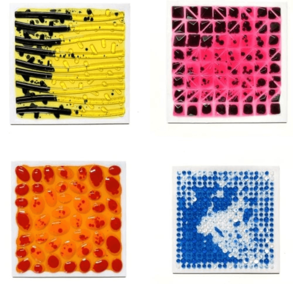Sensory Liquid Floor Tiles, Kids, 30×30cm, Pack of 4