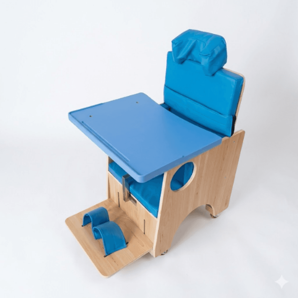 Pediatric Wooden Postural Support Chair