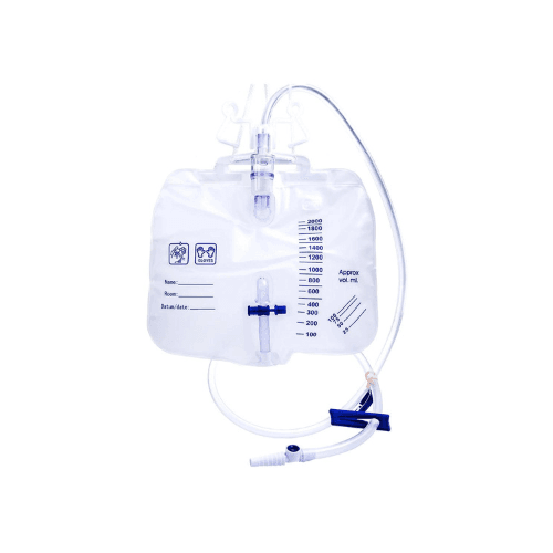 Urinary Drainage Bag, With Hanger, 2000 mL