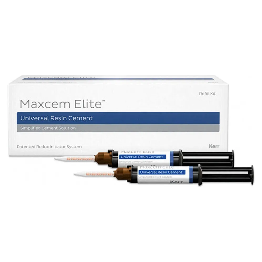 Maxcem Elite, Self-Adhesive Resin Cement, White Opaque, PK/2 x 5g
