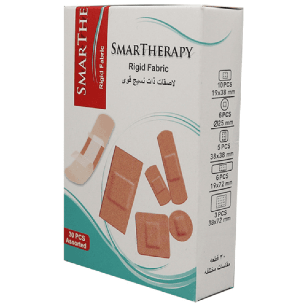 Assorted Fabric Adhesive Bandages, 30 Pieces