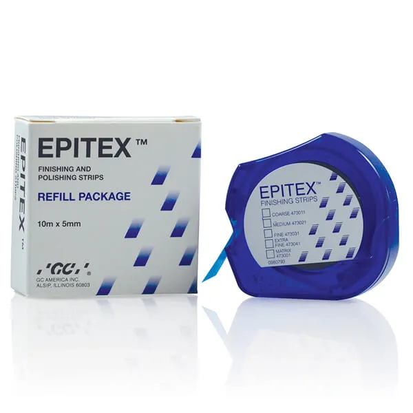 GC EPITEX، شرائط إنهاء وتلميع، 10m، خشنة (زرقاء)، إعادة تعبئة