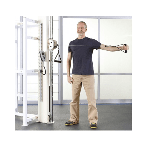 جهاز بكرة تمارين مزدوج للتأهيل والعلاج الطبيعي - Double Pulley