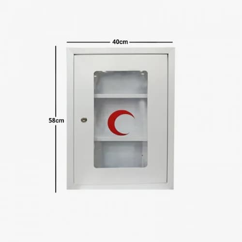 First Aid Box, Metal, Large