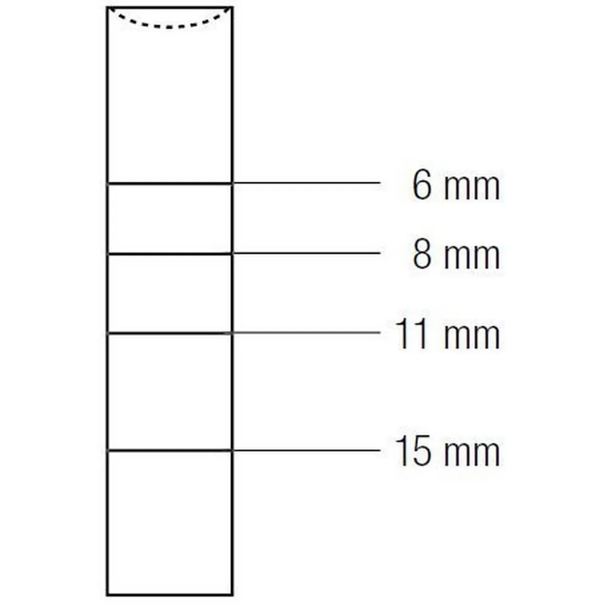 Osteotome Bayonet Concave 5.0mm