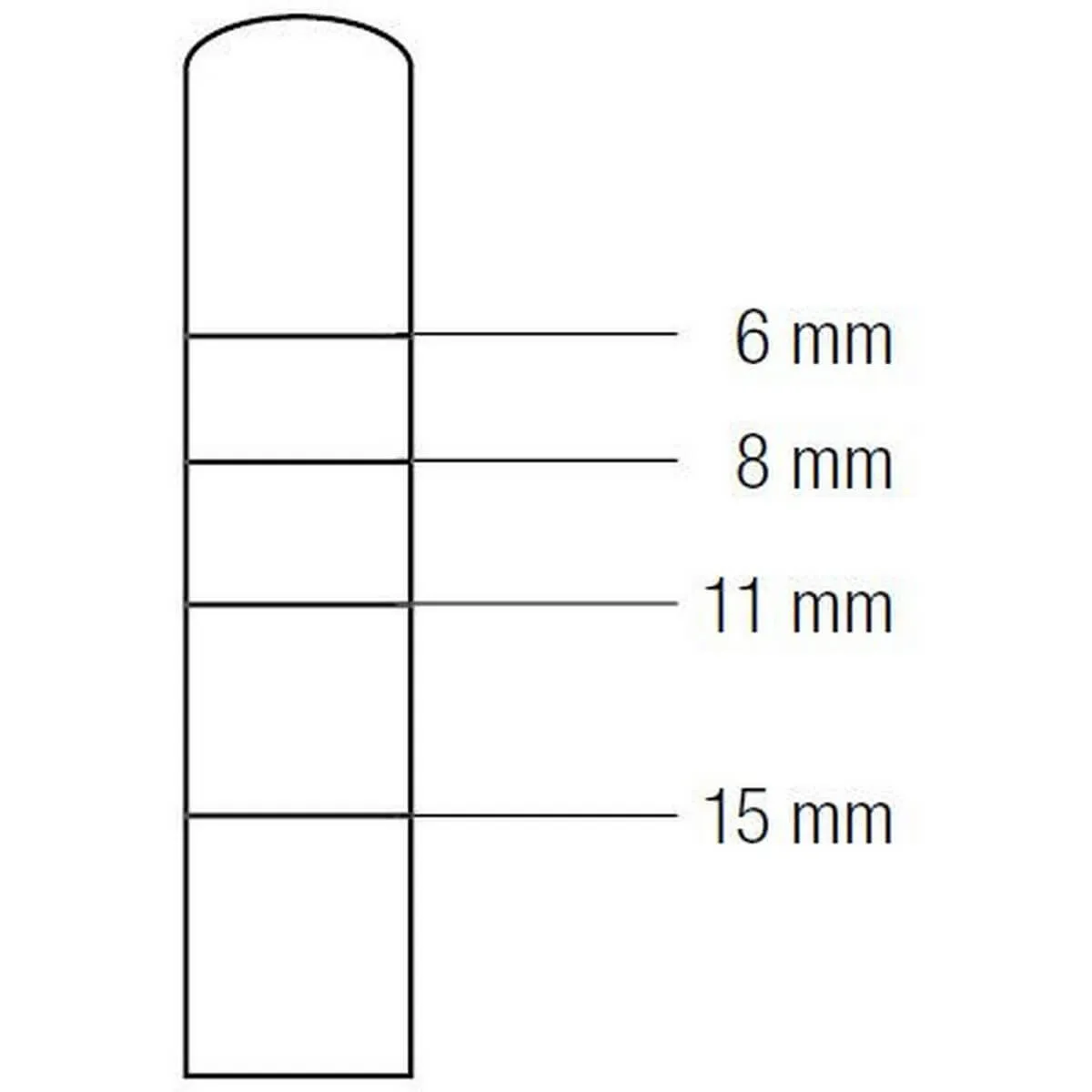 Osteotome Bayonet Convex 5.0mm