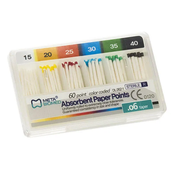 Absorbent Paper Points .06 Taper #20