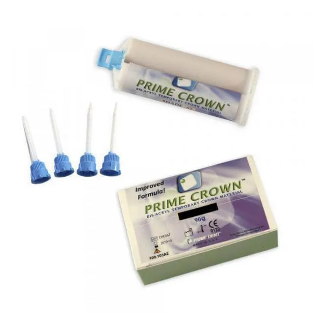 Prime-Crown, Bis-Acryl Temporary Crown Material Kit, A2, 90g