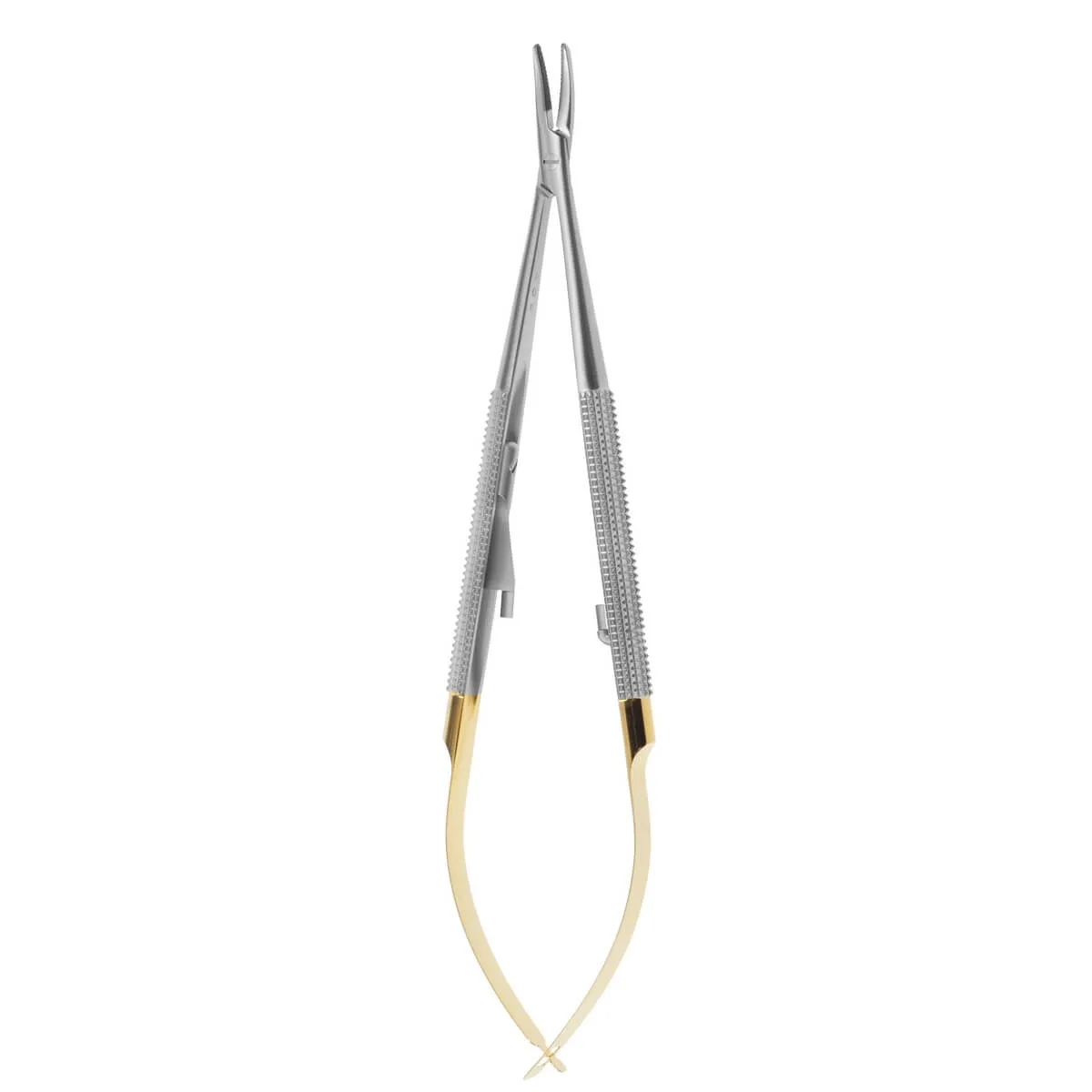حامل إبرة Castroviejo 140mm منحني TC