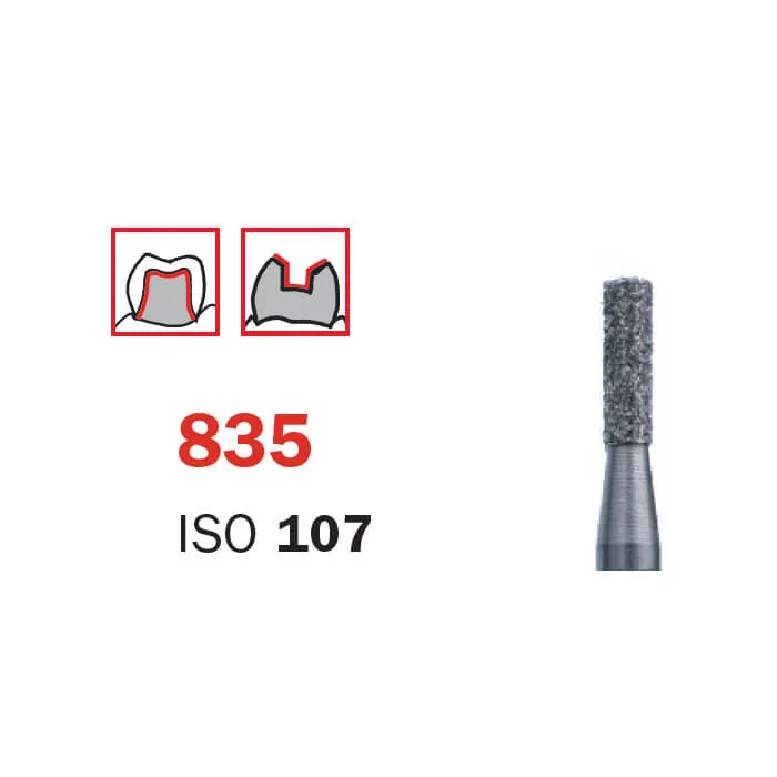 Diamond Bur, FG 010 Short, Medium, Cylinder ISO #109