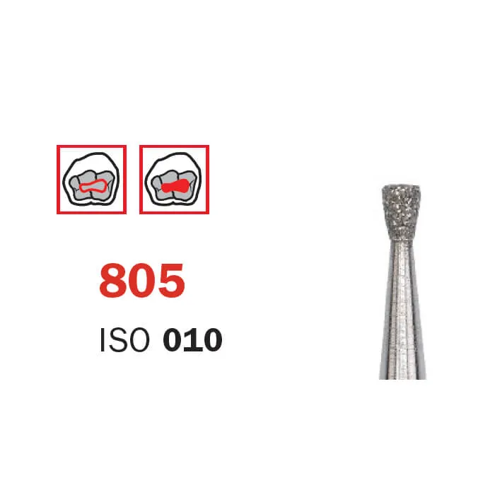Diamond Bur, FG 012 Short, Medium, Inverted Cone ISO #010