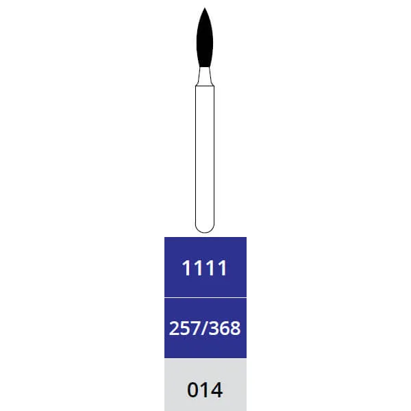 Diamond Bur, Flame, Medium, FG 014