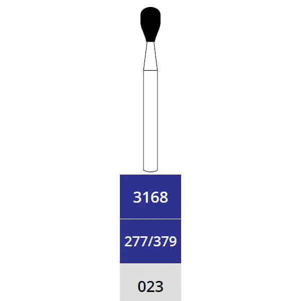 Diamond Bur, Pear, X-Fine, FG, 023