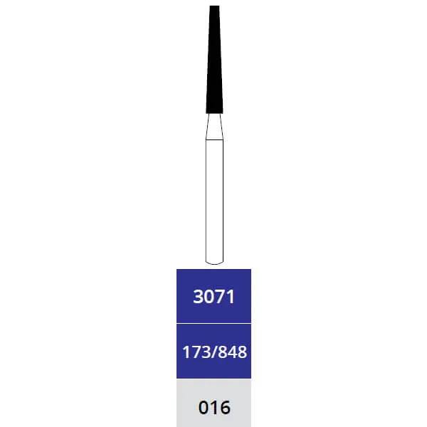 Diamond Bur, Truncated Cone, X-Coarse, FG Long 315-016, 3071VC
