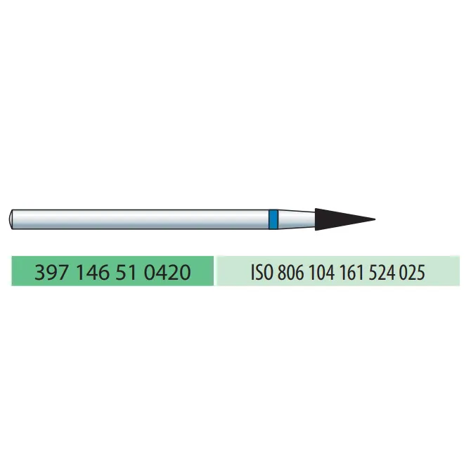 Diamond Burs, Cone, Medium Grit, HP 161-025