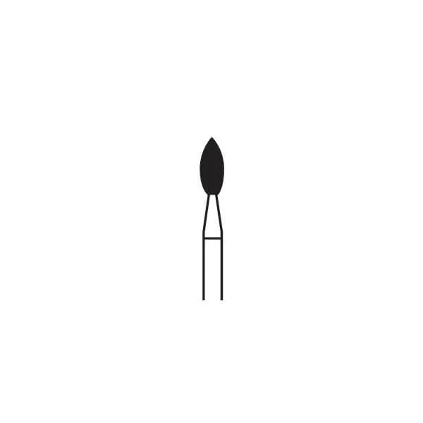 Diamond Burs, Oval Pointed End, Medium, FG 021