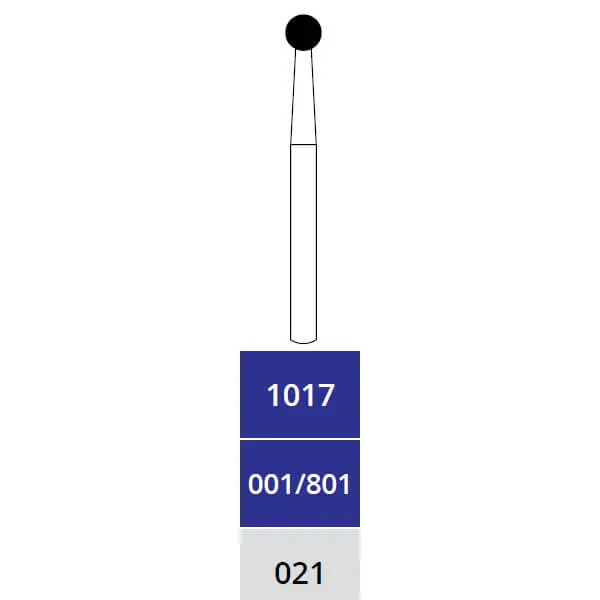 Diamond Burs, Round, Medium, FG 021