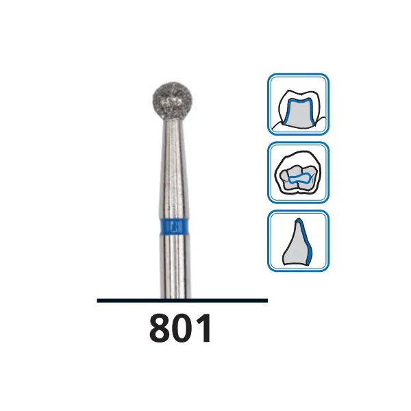 سنابل ألماسية مستديرة G801، حبيبات خشنة، FG-014