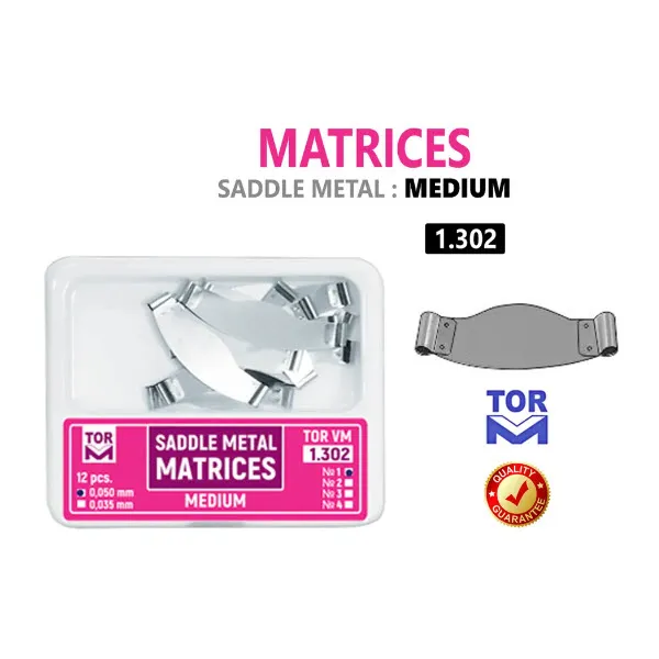 Saddle Metal Matrices, Medium, Standard