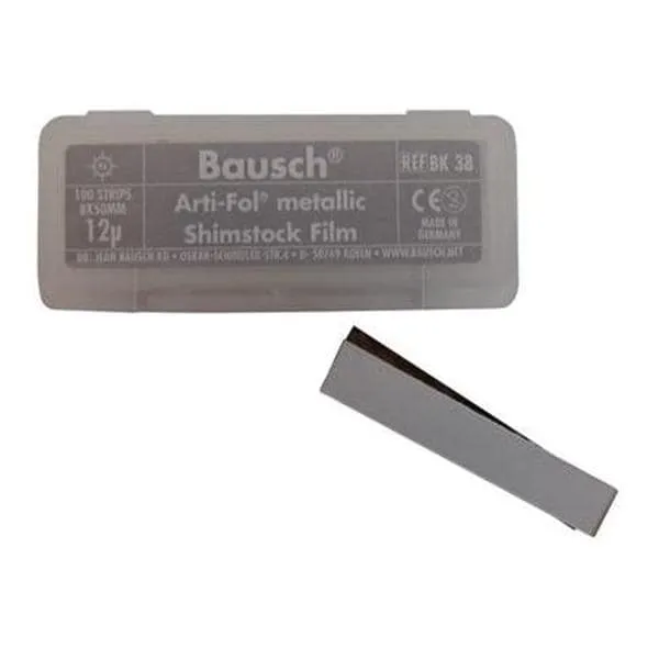Bausch Arti-Fol Metallic 12µm (غير مطلي)، 8mmx50mm، PK/100
