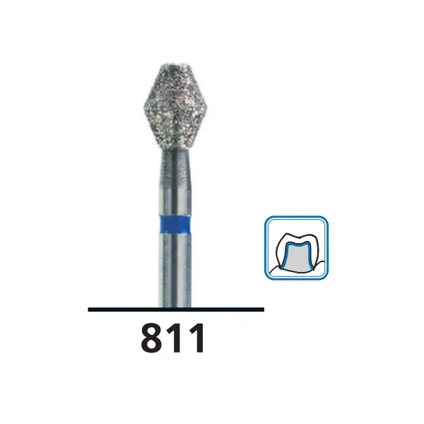 Barrel Diamond Burs G811, Coarse Grit, FG-040