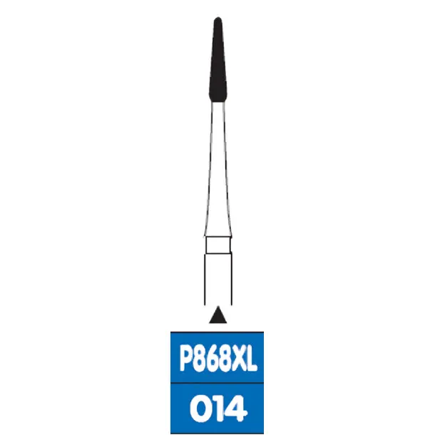 سنابل ألماسية لثوية RA، علامة عمق 868XL، حبيبات ناعمة، FG-014