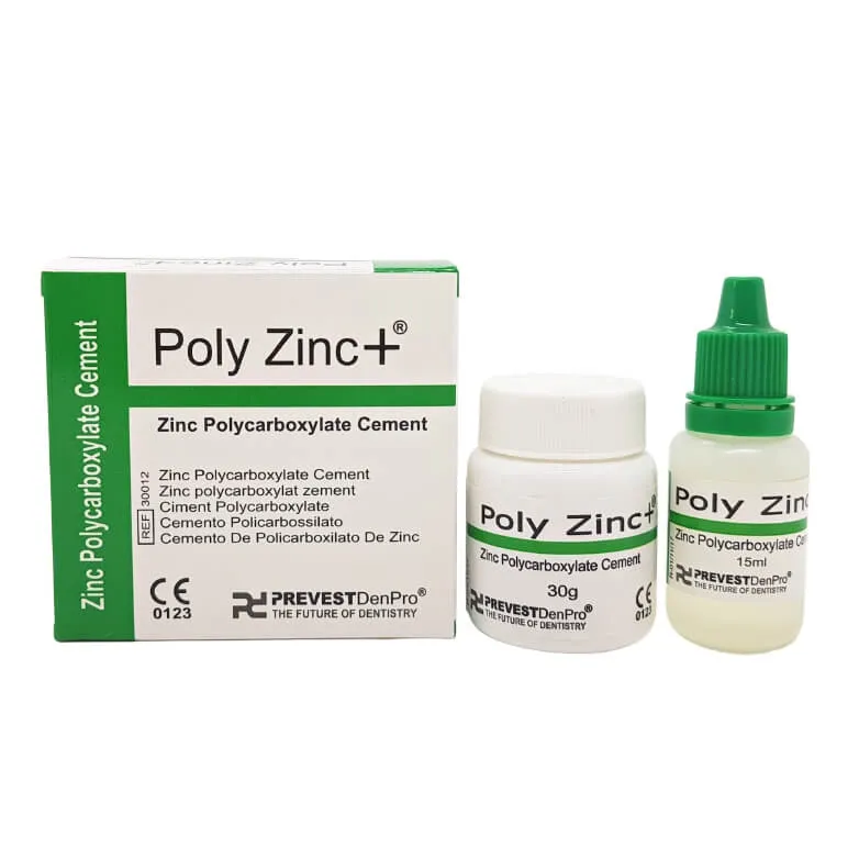 Poly Zinc+, أسمنت بولي كربوكسيلات