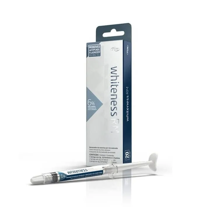 Whiteness RM, Enamel Stain Remover, 6% HA Syringe