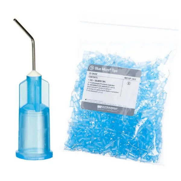 رؤوس Micro زرقاء، دقة متناهية، 25 Gauge، بكميات كبيرة