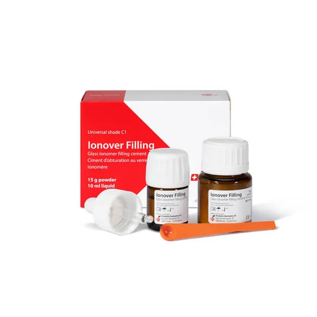 Ionover Filling، حشوة أيونومر زجاجي، C1 (مسحوق وسائل)