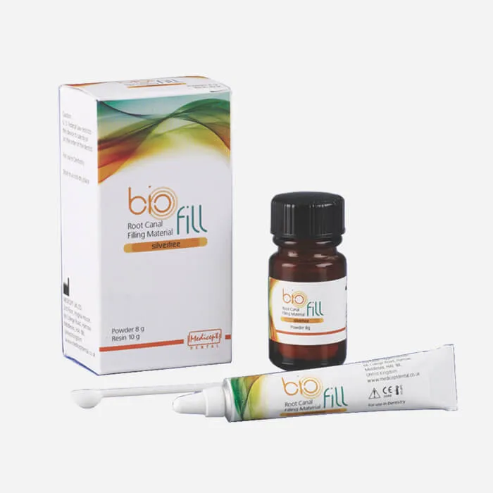 Biofill مادة حشو وإغلاق قنوات الجذور، خالية من الفضة