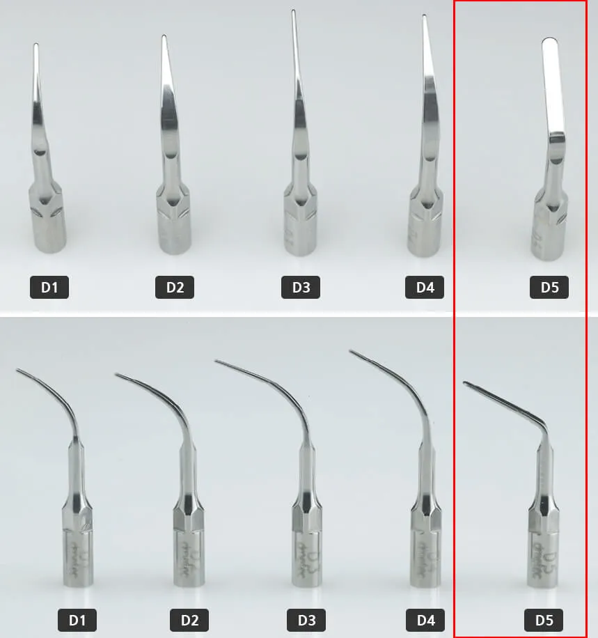 Scaler Tip D5, for Heavy Tartar and Ortho Dements