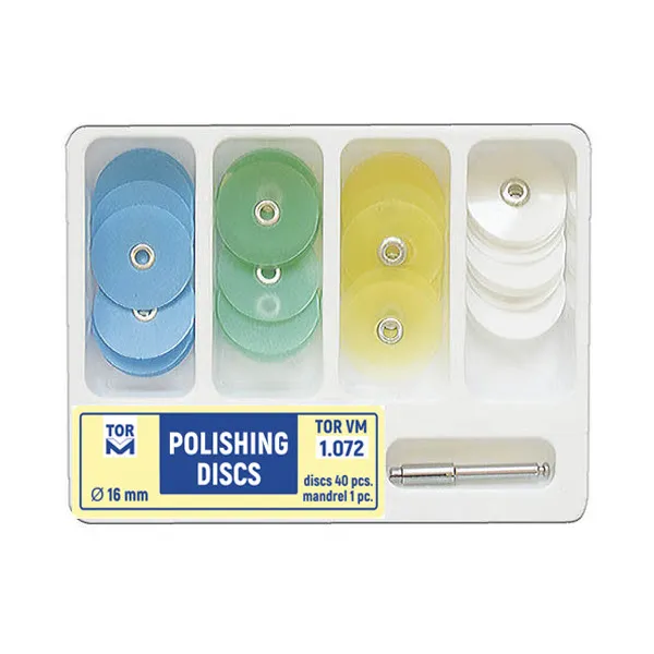 Polishing Discs, 16mm, Contouring + Finishing + Polishing Kit