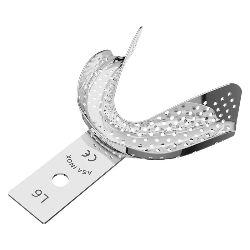 S.S. Perforated Impression Tray Edentulous XL Lower