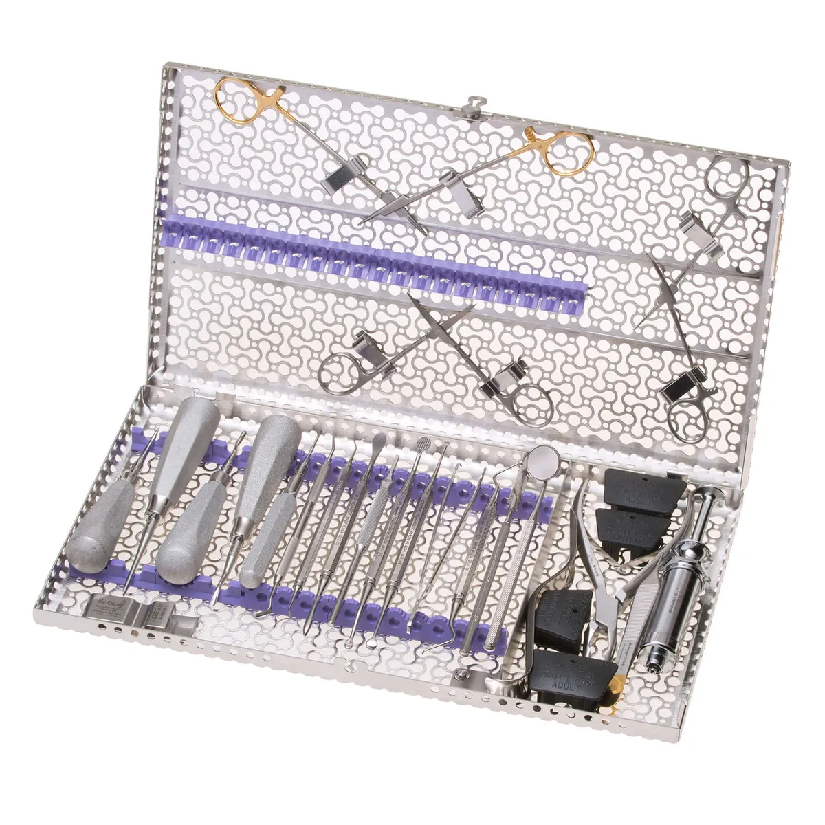 كاسيت جراحة الفم IMS Infinity Series، بنفسجي 203x368x32mm