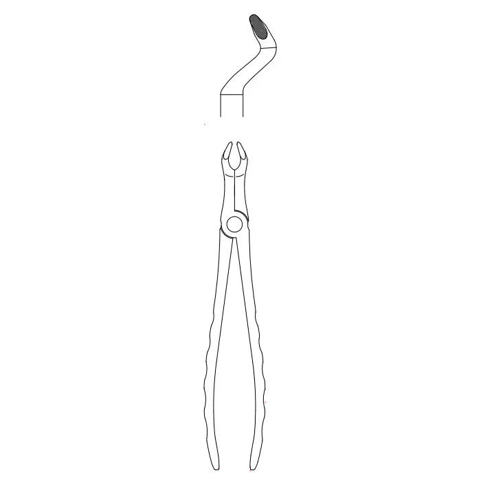 67 Forceps, Upper Molars, Atraumair