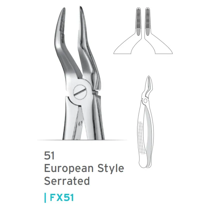 Upper Roots Forceps #51