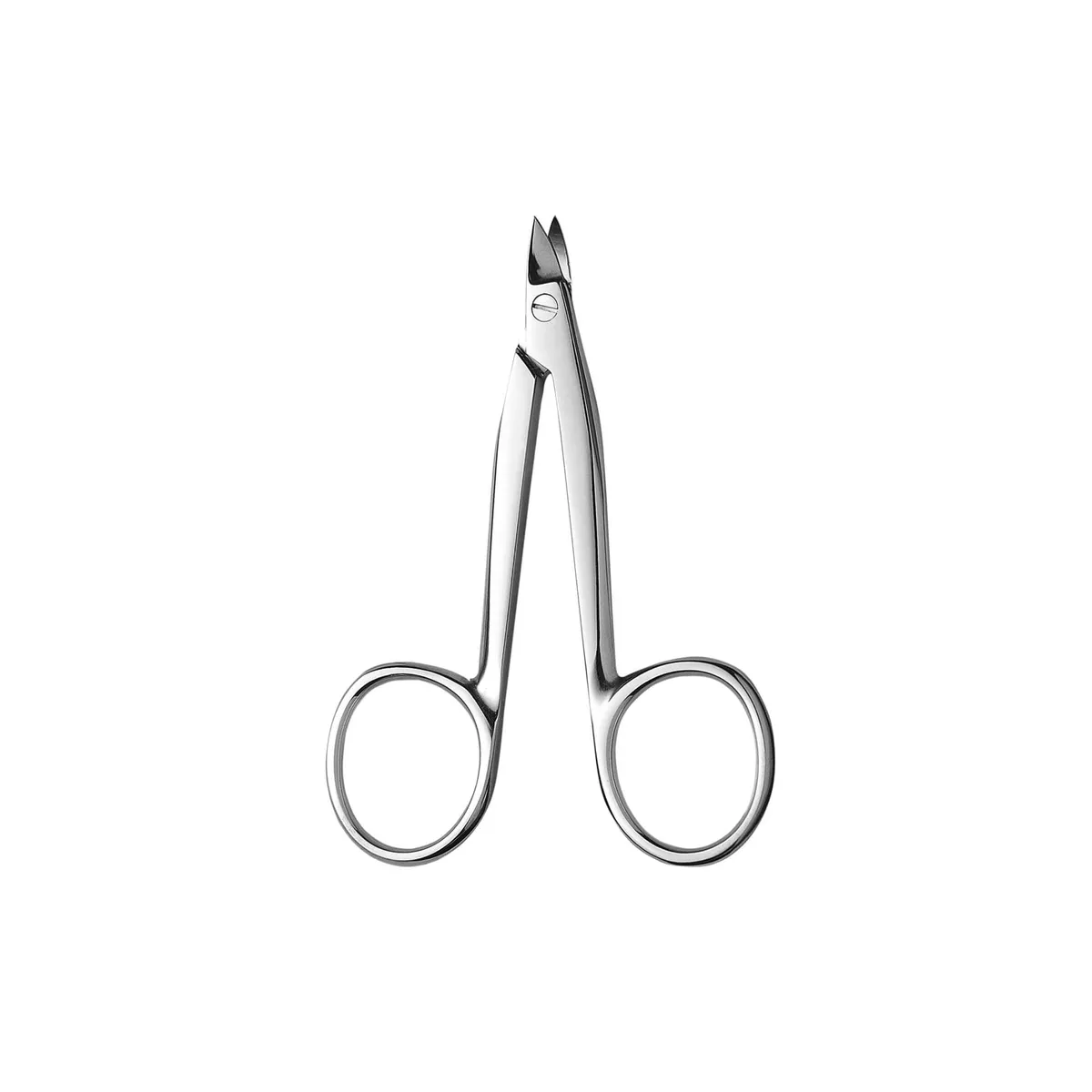 Curved Pedodontics Crown & Gold Scissors