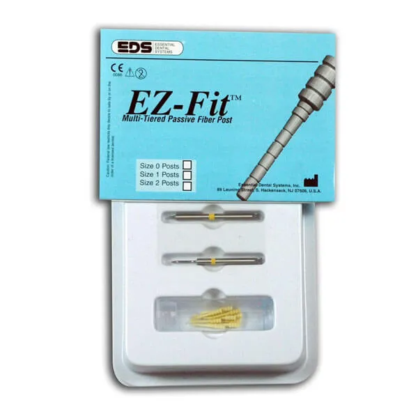 EZ-Fit Passive Fiber Posts Kits، حجم 0