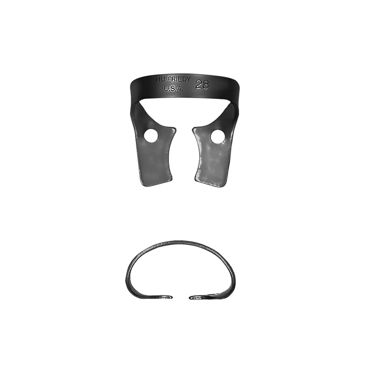 Rubber Dam Clamp #28, Lower Molar, BlackLine