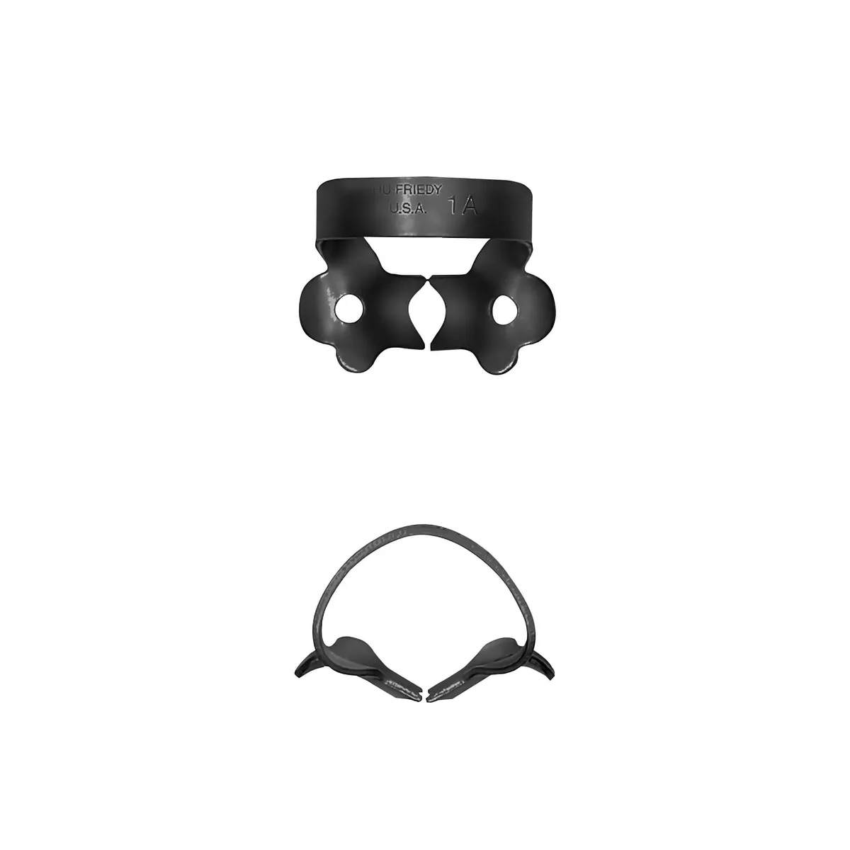 Rubber Dam Clamp #1A, Premolar, BlackLine