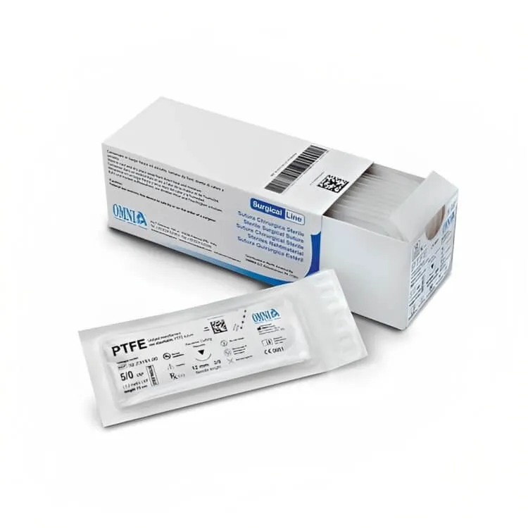 PTFE Suture, 5/0 Diamond, 18mm, 3/8 Circle Round