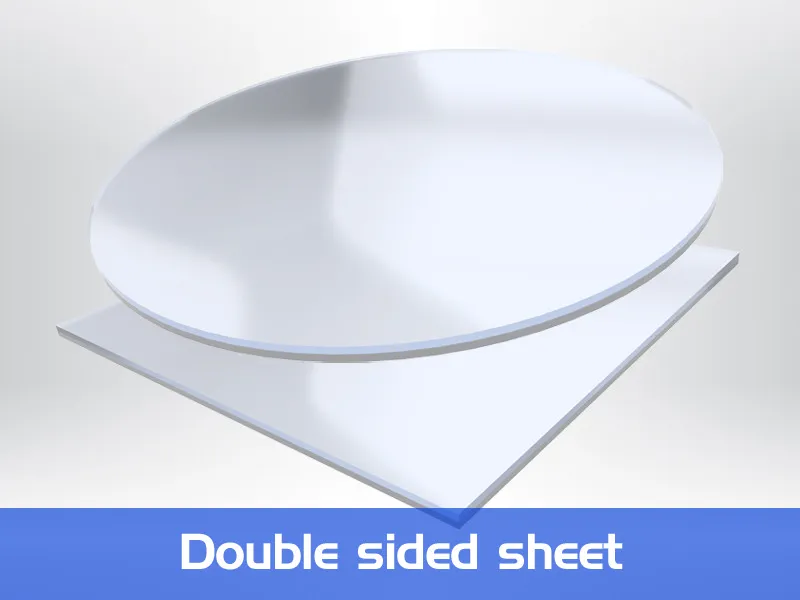 Crystal Hard Sheets, Round 125mm, 0.75mm, PK/5