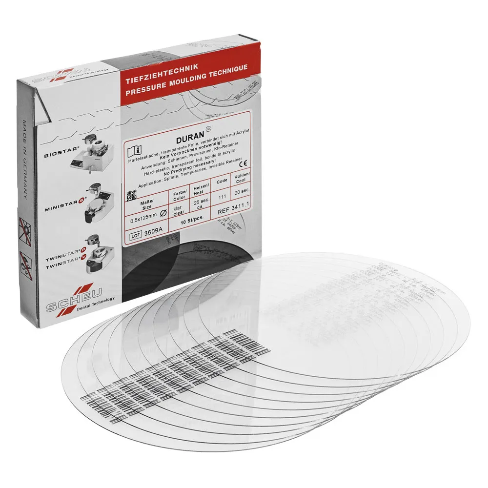 ‬‪ISOFOLAN Spacer Foil, 0.10 x 125 mm, Round, PK/100