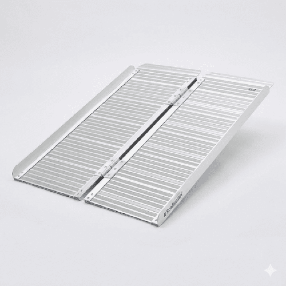 Folding Aluminum Wheelchair Ramp, 270kg Capacity