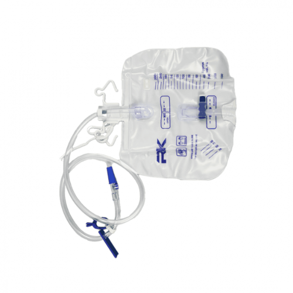 Urinary Drainage Bag, With Hanger, 2000 mL