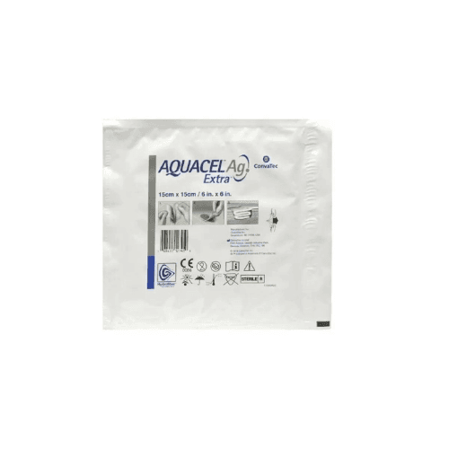 AQUACEL Ag Dressing, 15 × 15 cm